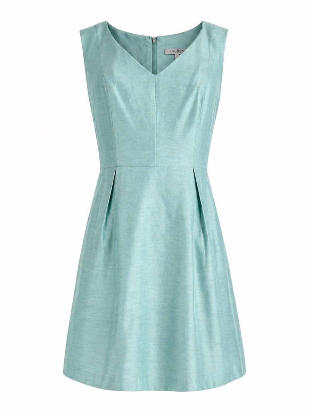 Kate Spade Susannah V-Neck Aqua Ice Blue Fit & Flare Dress Sz 0